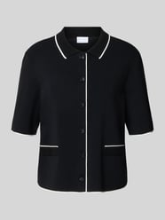 Kurtka z dzianiny z listwą guzikową od Jake*s Collection - 36