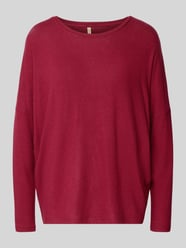 Bluza z prążkowanym, okrągłym dekoltem model ‘Biara’ od Soyaconcept - 26