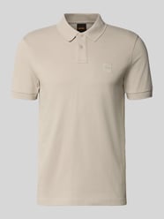 Slim Fit koszulka polo z mieszanki bawełny od BOSS Orange - 48