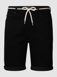 Jeansshorts mit Label-Patch von REVIEW Schwarz - 29