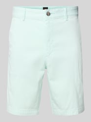 Korte slim fit chino met ceintuurlussen van BOSS Orange - 20