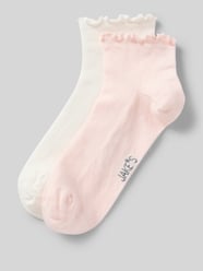 Socken mit Label-Print von Jake*s Casual Pink - 7