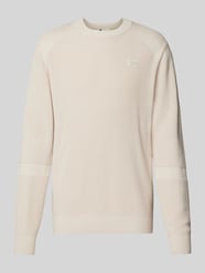 Strickpullover mit Label-Stitching von G-Star Raw Beige - 20