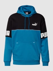 Hoodie mit Logo-Print von PUMA PERFORMANCE Blau - 33