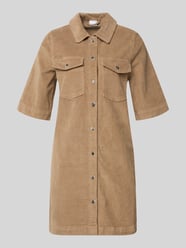 Flatteuze vrijetijdsjurk van katoenmix, model 'FENJA' van Vero Moda Beige - 25
