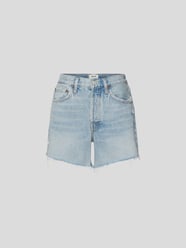 High Waist Jeansshorts im Used-Look von AGOLDE Blau - 2