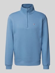 Regular Fit Sweatshirt mit Troyer-Kragen von Tommy Jeans Blau - 12