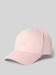 Baseballpet met logodetail van puur katoen van HUGO Fuchsia - 5