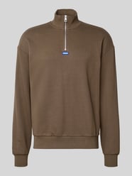 Regular Fit Troyer aus reiner Baumwolle Modell 'NEELER' von Hugo Blue - 3