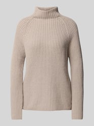 Strickpullover mit Stehkragen von Smith and Soul Beige - 20