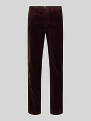 Corduroy broek met Franse steekzakken, model 'Tybalt' van g1920 Bordeaux - 30