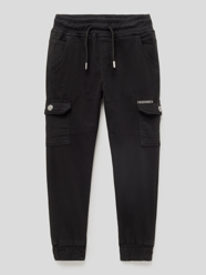 Jogpants mit Cargotaschen Modell 'NORMAL' von Blue Effect Schwarz - 2