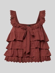 Regular Fit Blusentop mit Volants Modell 'SANDY' von VERO MODA - 47