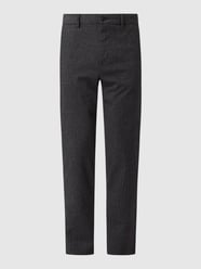 Slim Tapered Fit Hose mit Stretch-Anteil Modell 'York' von Selected Homme Grau - 22
