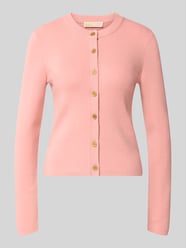 Strickjacke aus Baumwoll-Mix von MICHAEL Michael Kors Pink - 12