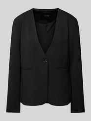 Blazer mit Leistentaschen Modell 'Nebru' von Someday Schwarz - 3