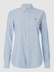 Bluzka koszulowa z tkaniny Oxford model ‘Kendel’ od Polo Ralph Lauren Niebieski - 32