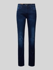 Regular Fit Jeans im Used-Look Modell 'Twister' von Blend Blau - 34