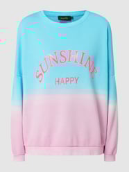 Bluza z cieniowaniem  od miss goodlife Turkusowy - 4
