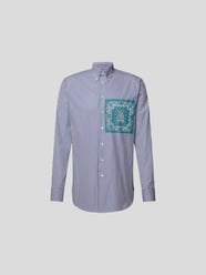 Freizeithemd mit Motiv-Print von Etro Blau - 46