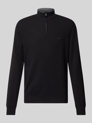 Gebreide pullover met opstaande kraag, model 'Emarlo' van BOSS - 6