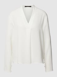 Blouse met V-hals van Windsor Wit - 36