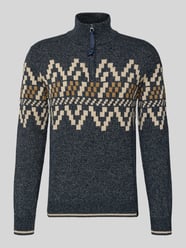 Regular fit gebreide pullover met schipperskraag van Lerros - 16