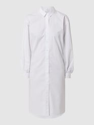 Sukienka koszulowa o kroju oversized z bufiastymi rękawami  od Jake*s Casual Biały - 24