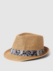 Fedora mit Paisley-Dessin von Müller Headwear Braun - 7