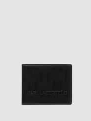 Portemonnaie mit Logo Modell 'Otto' von Karl Lagerfeld Schwarz - 10