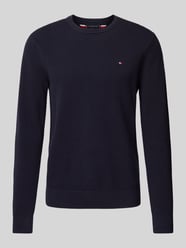 Sweter z dzianiny z okrągłym dekoltem od Tommy Hilfiger - 17