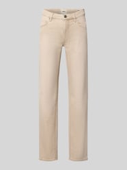 Slim Fit Jeans aus Baumwoll-Mix Modell 'Chuck' von Brax Beige - 1