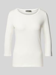 Shaped Fit Longsleeve mit Baumwoll-Anteil Modell 'MULTIA' von Weekend Max Mara Weiß - 14