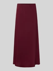 Uitlopende midirok met elastische band, model 'FRANAN' van Pieces - 21