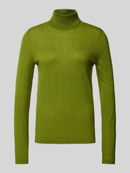 Gebreide pullover met ribboorden van Christian Berg Woman Selection Groen - 17