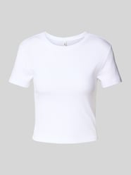 Slim fit T-shirt van puur katoen, model 'ELINA' van Only - 36