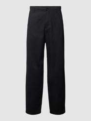 Stoffen broek met elastische band, model 'BARREL MARK' van SELECTED HOMME - 41