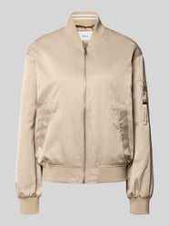 Regular Fit Bomberjacke mit College-Kragen von s.Oliver RED LABEL Beige - 18