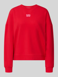 Regular Fit Sweatshirt mit Statement-Print Modell 'Cozy Nights' von Mey - 37