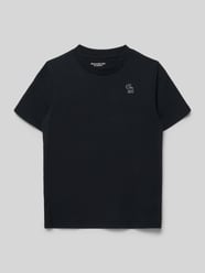 t-shirt z okrągłym dekoltem i wyhaftowanym logo od Abercrombie&Fitch - 19