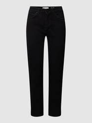 Jeansy o kroju straight fit z 5 kieszeniami od Marc O'Polo Czarny - 44