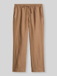 Straight Leg Leinenhose mit Tunnelzug von Marc O'Polo - 15