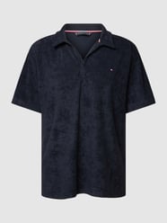 Poloshirt van badstof, model 'TERRY' van Tommy Hilfiger Blauw / turquoise - 5