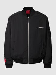 Bomberjacke mit Prints von HUGO Schwarz - 17