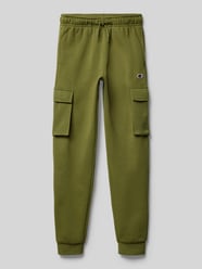 Regular fit sweatpants met logostitching van CHAMPION Groen - 9