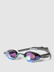Okulary do pływania z detalami z logo model ‘VAPOR’ od Nike Szary - 30