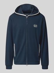 Sweatjacke mit Logo und Zweiwege-Reißverschluss von EA7 Emporio Armani - 28