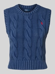 Gebreide pullover in mouwloos design van Polo Ralph Lauren - 15