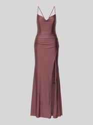 Abendkleid mit Gehschlitz von Mascara Pink - 14