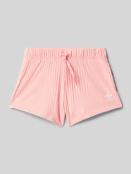 Sweatshorts aus reiner Baumwolle von adidas Originals Orange - 2